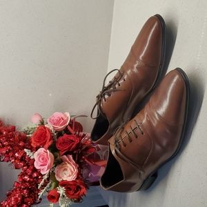 Mens SALVATORE FERRAGAMO dressy shoes (sz 12)